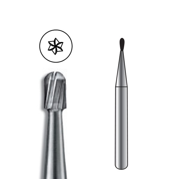 Pac-Dent FG #329 Pear Shaped Carbide Bur, Package of 10