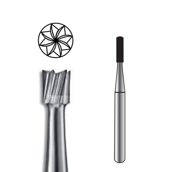Pac-Dent FG #332L Pear Shaped Carbide Bur, Package of 10