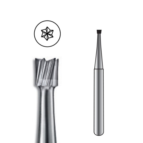 Pac-Dent HP #34 Inverted Cone Carbide Bur, Package of 10
