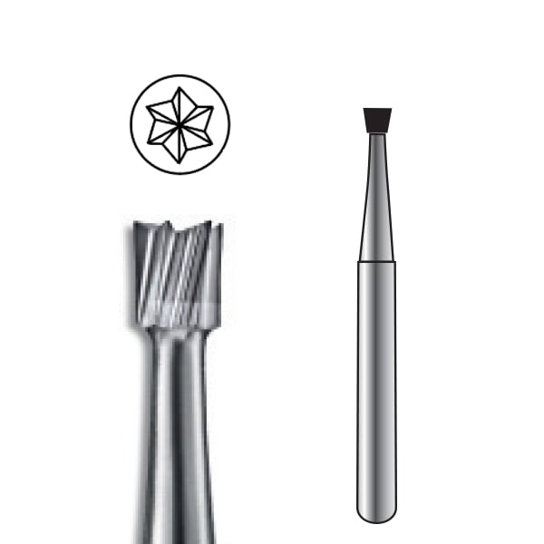 Pac-Dent HP #36 Inverted Cone Carbide Bur, Pack of 10