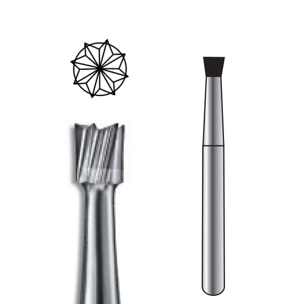 Pac-Dent HP #39 Inverted Cone Carbide Bur, Pack of 10