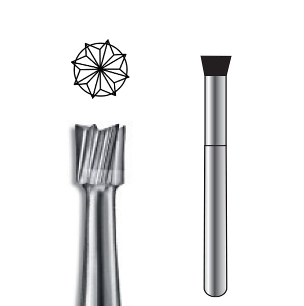 Pac-Dent HP #41 Inverted Cone Carbide Bur, Package of 10