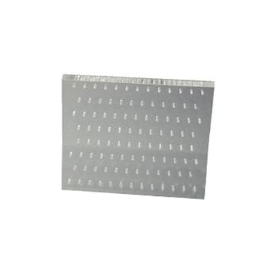 Palmero 100-Hole Latch-Type Bur Block, Clear Plexiglass, Non-Autoclavable, 5.25" x 3.75" x 0.5", 1516E-LA