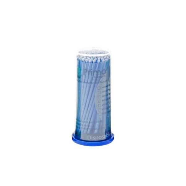 Primo Micro Applicators Regular Tip, Blue, 100/Pk