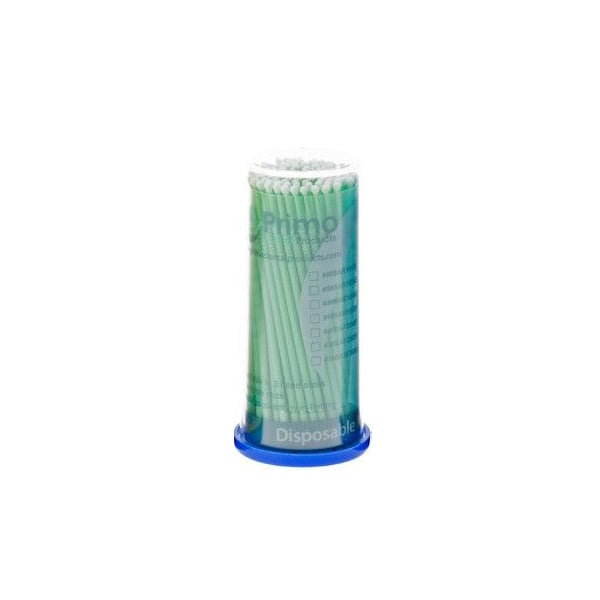 Primo Micro Applicators, Regular Tip, Green, 100/Pk