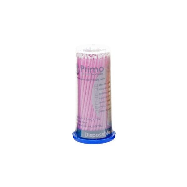 Primo Micro Applicators Fine Tip, Pink, 100/Pk