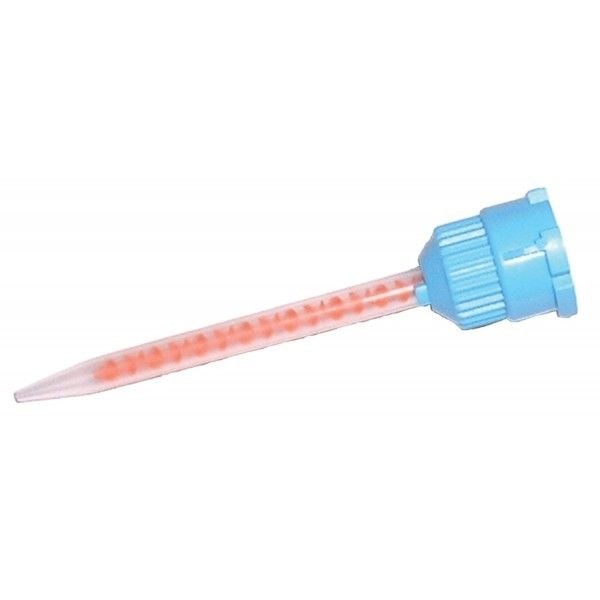 Primo Crown & Bridge Mixing Tips, 10:1 Ratio, Blue with Orange, 25/Pk