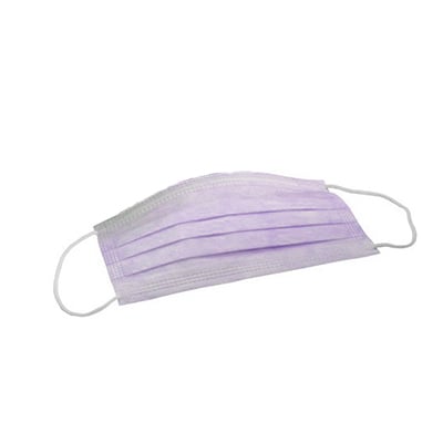 Premium Plus Earloop Face Mask, Lavender, 50 Masks/Box