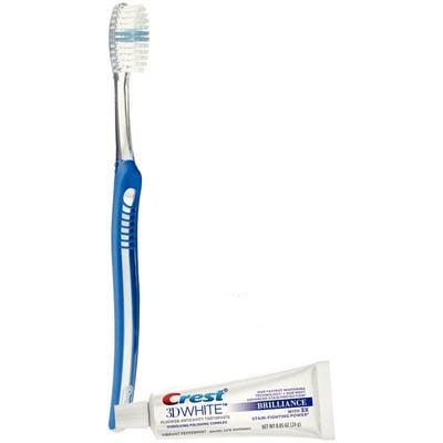 Oral-B Basic Solution Manual Bundle (Toothbrush, Toothpaste, Patient Bag), 144/Cs