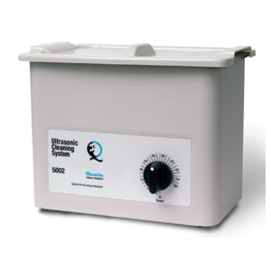Quala 5002 Ultrasonic Cleaner with Timer, 3.2L Stainless Steel Tank, 9 3/8" x 5 3/8" x 4"