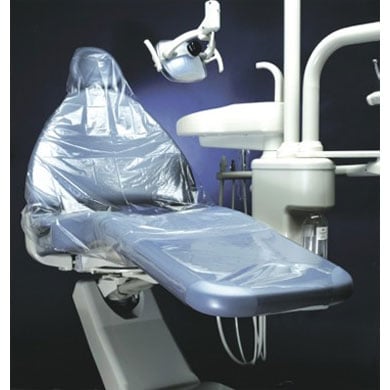 Safe-Dent Full Chair Cover on Roll, Plastic, 29" x 80", 125 per Roll, P5012