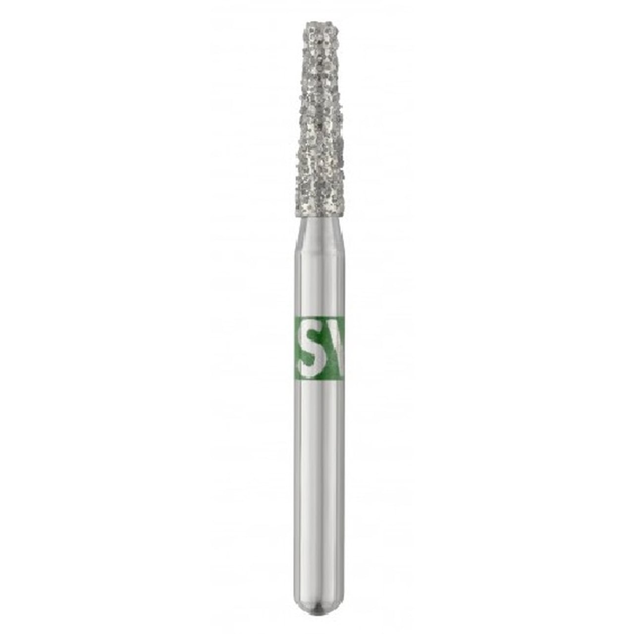 Piranha Diamonds FG #847.018 Coarse Grit, Flat-End Taper, Single Use Diamond Bur, 25/Box