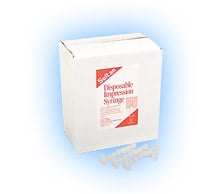 Sultan Disposable Impression Material Syringe, Box of 50 Syringes