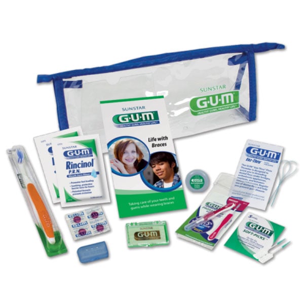 Sunstar GUM Orthodontic Premium Patient Kit, 12/Pk