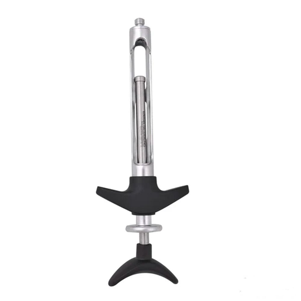 SurgiMac Air Series Aspirating Syringe, Black Saddle-Grip Silicone Handle, Stainless Steel, 1/Pk