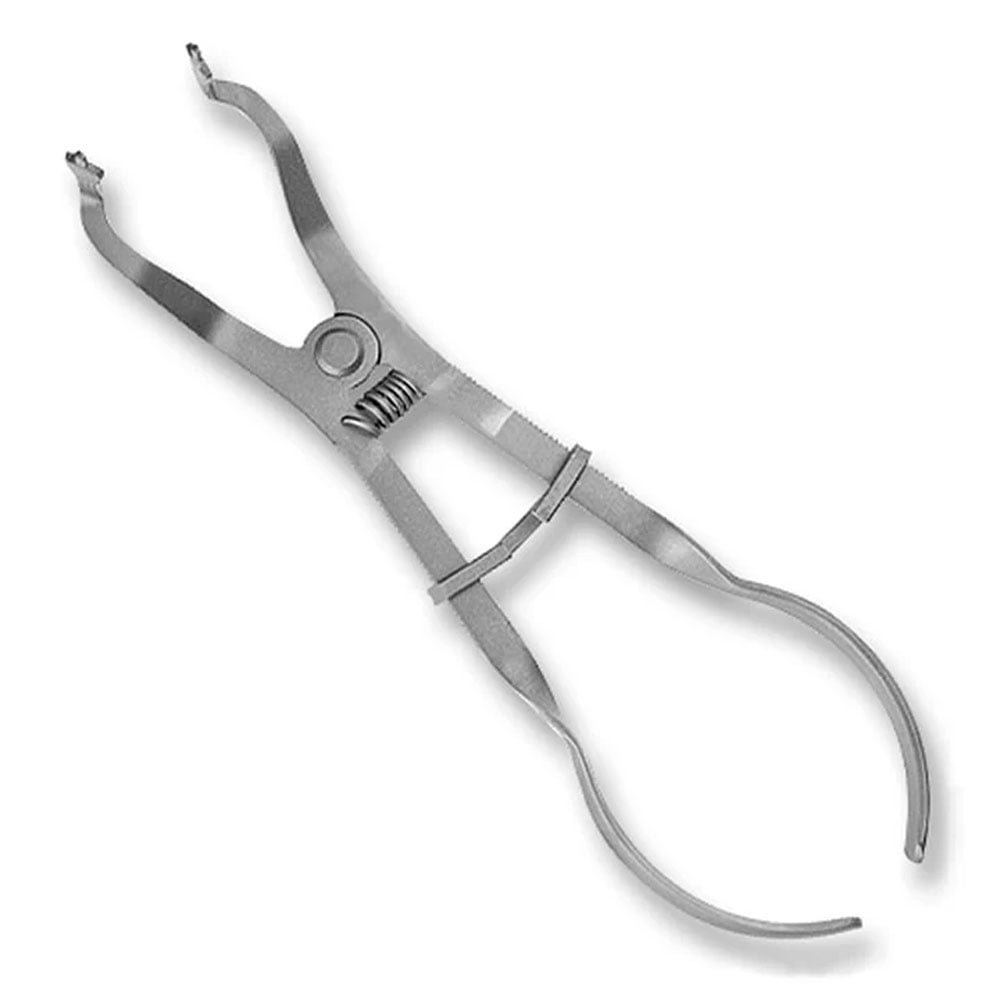Surgimac Eco Series Ivory Rubber Dam Clamp Forceps, Stainless Steel, 1/Pk