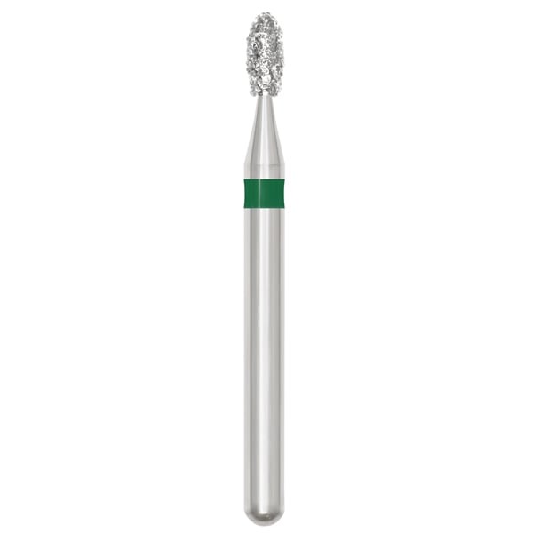 TriRockDental FG #379-023C Football Diamond Bur, Coarse Grit, Multi-Use, 10/Pack