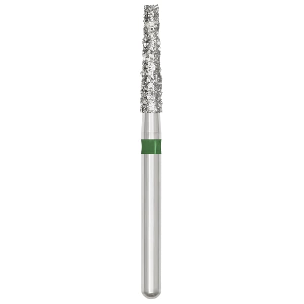 TriRockDental FG #847-018C Flat End Taper Diamond Bur, Coarse Grit, Multi-Use, 10/Pack