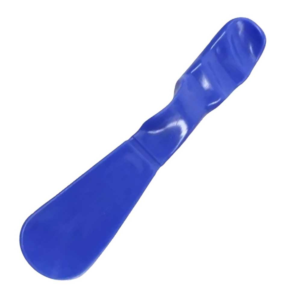 VastMed Straight Handle Plastic Mixing Spatula, Autoclavable, Blue, 1/Pk