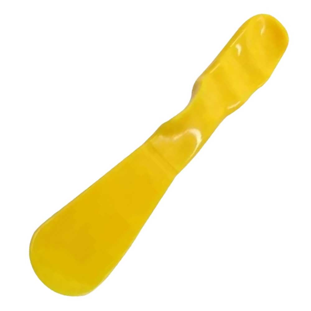 VastMed Straight Handle Plastic Mixing Spatula, Autoclavable, Yellow, 1/Pk