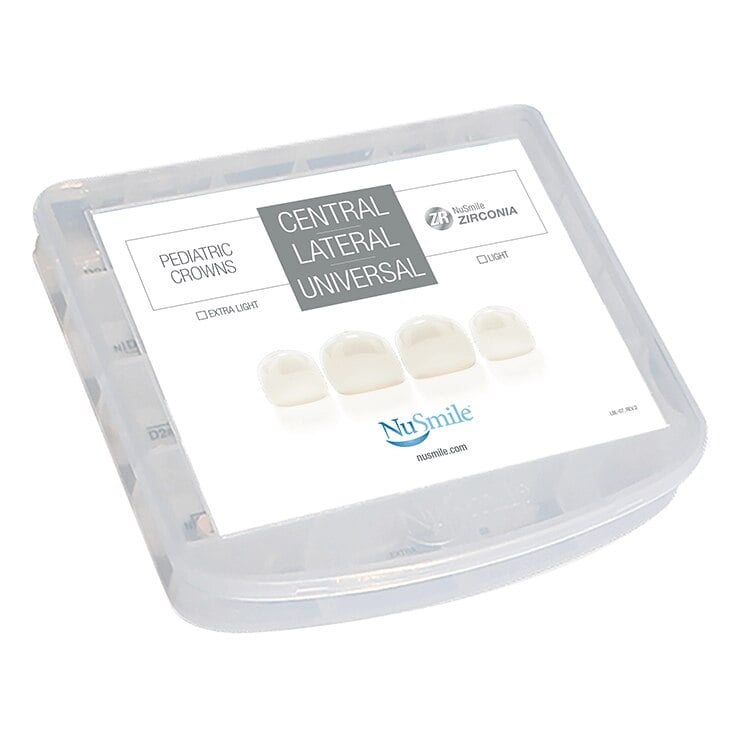 NuSmile ZR Anterior Pediatric Crowns Evaluation Kit