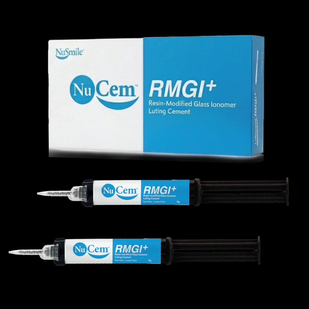NuSmile NuCem RGMI+ 2 x 9.0 g Professional Kit + 30 Automix Tips