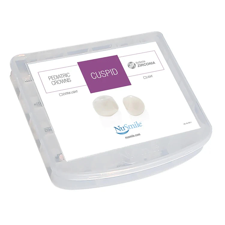 NuSmile ZR Cuspid Pediatric Crowns Professional Kit