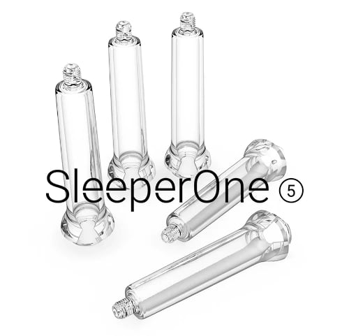 NuSmile Plastic Container for SleeperOne 5 (EU) - 5 Metric Screw Containers (For Use with Effitec Needles)