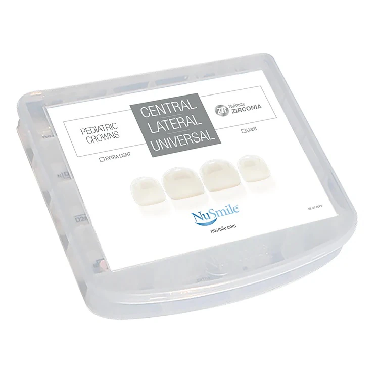 NuSmile ZR Anterior Pediatric Crowns Starter Kit