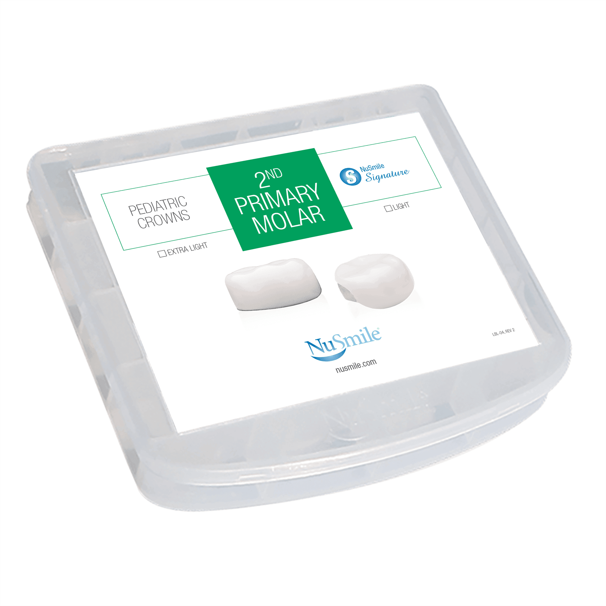 NuSmile Signature 2nd Primary Molar Crown Storage Box