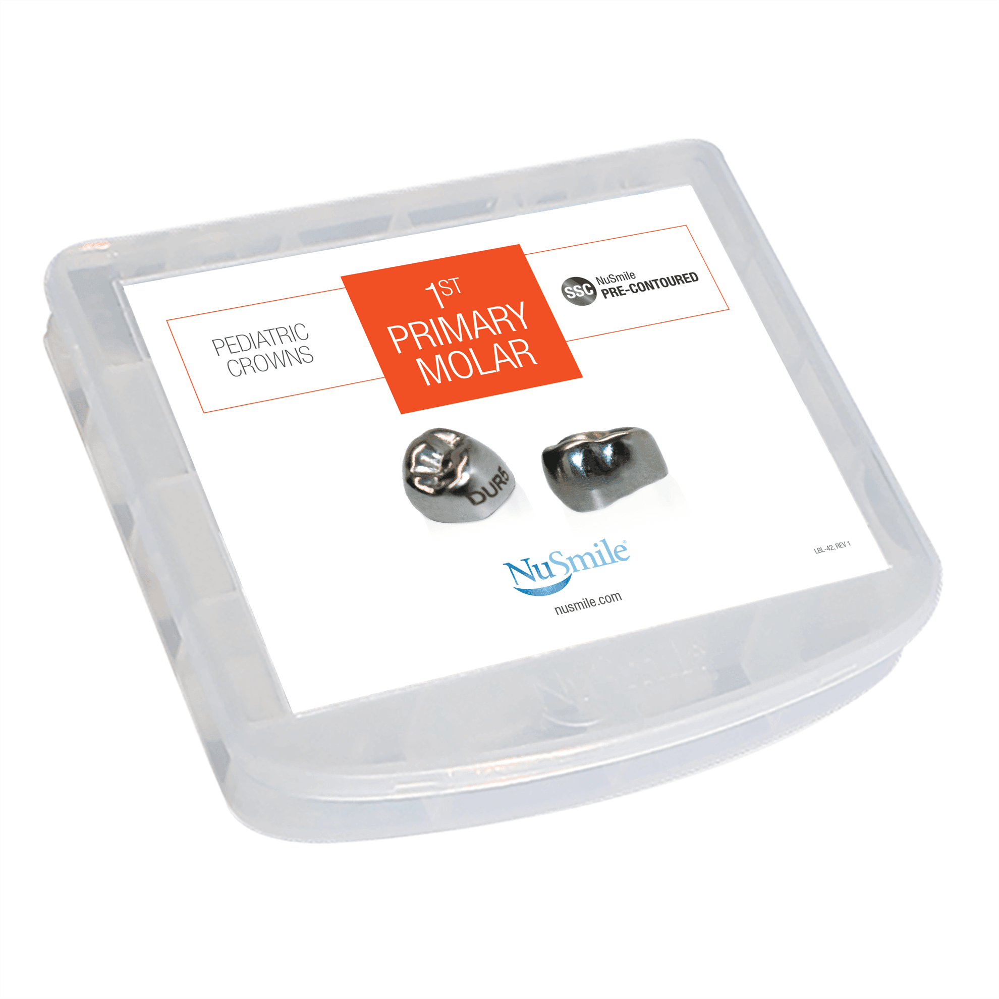 NuSmile SSC 1st Primary Molar Crown Storage Box