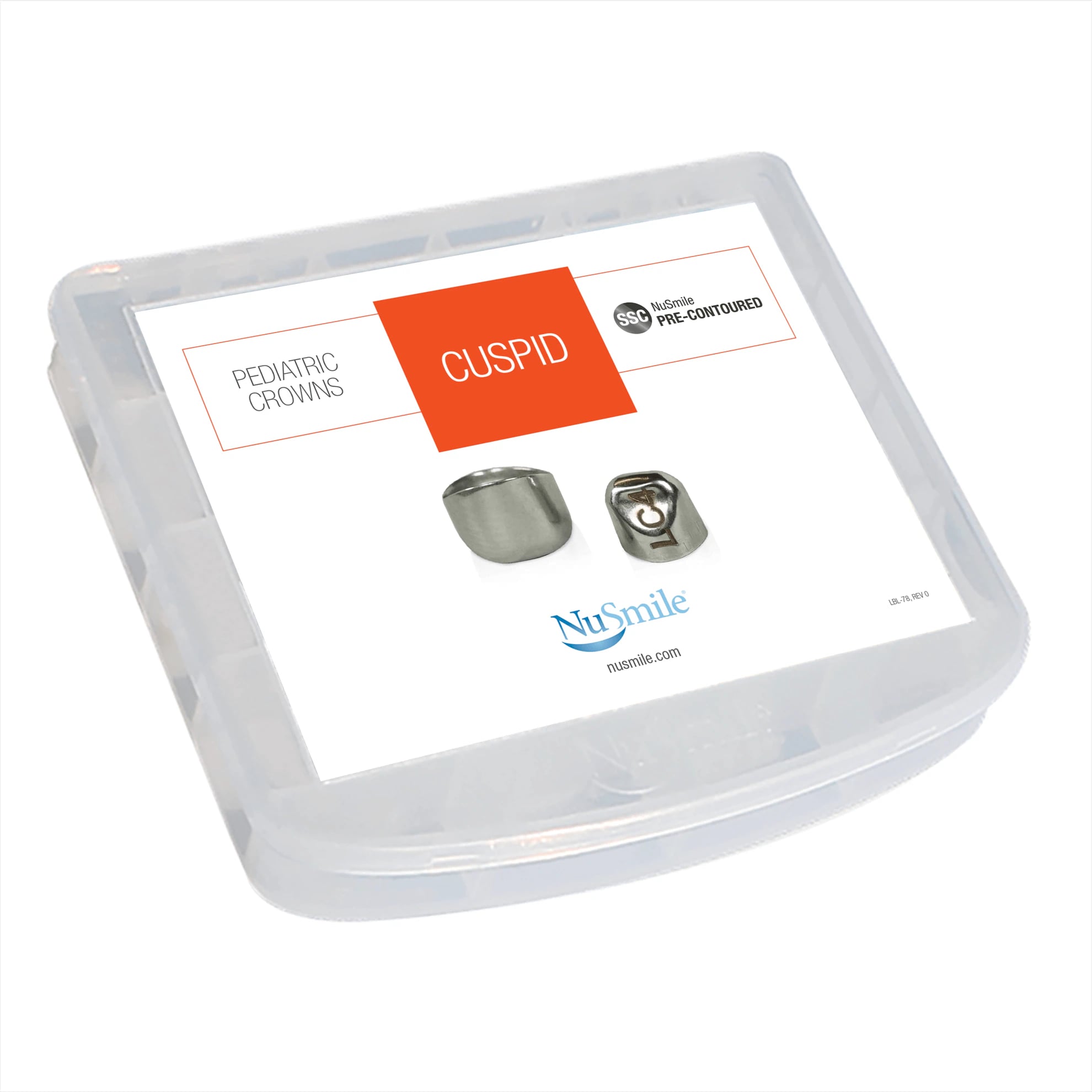 NuSmile SSC Cuspid Crown Storage Box