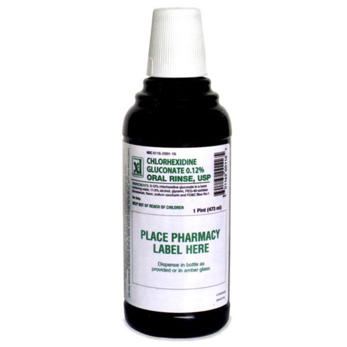 3D Dental Chlorhexidine Gluconate 0.12% Oral Rinse, 16 oz Bottle