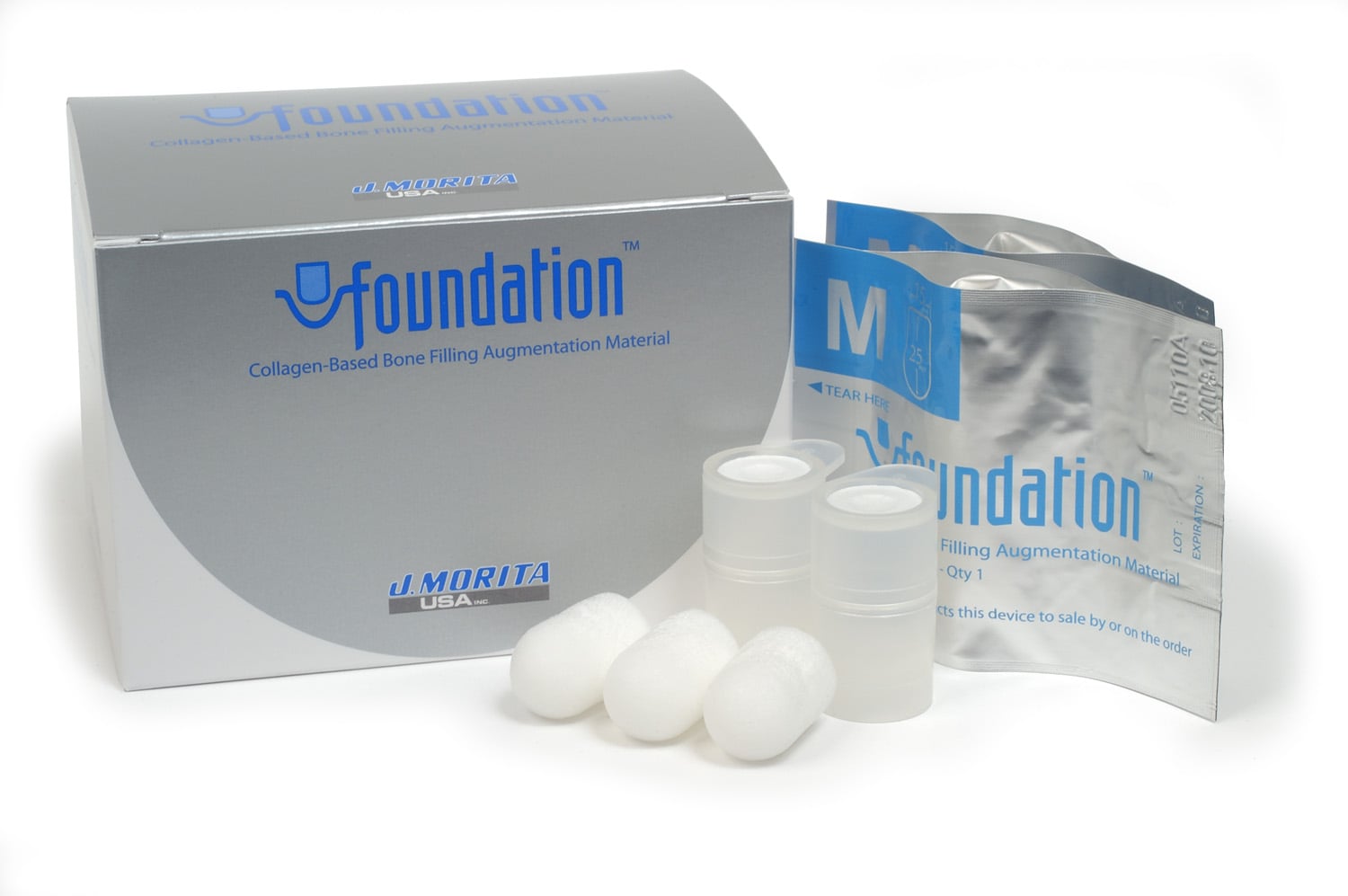 Foundation Bone Filling Material, Small, 8mm x 25mm, Collagen-Based, 10/Box, 27-500-100
