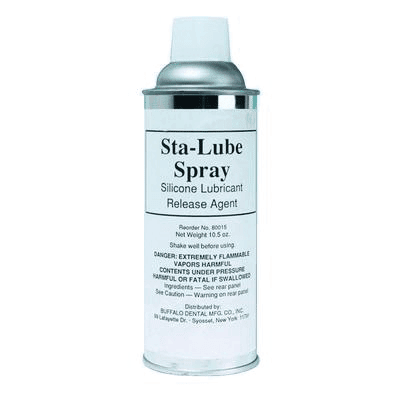 Sta-Lube Silicone Spray, 10.5 oz Aerosol Can, Buffalo Dental 80015