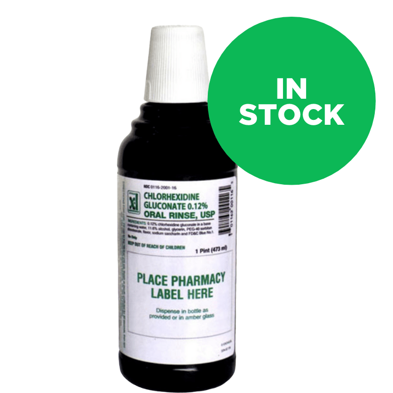 Chlorhexidine Gluconate 0.12% Oral Rinse, 16 oz Bottle, Case of 12