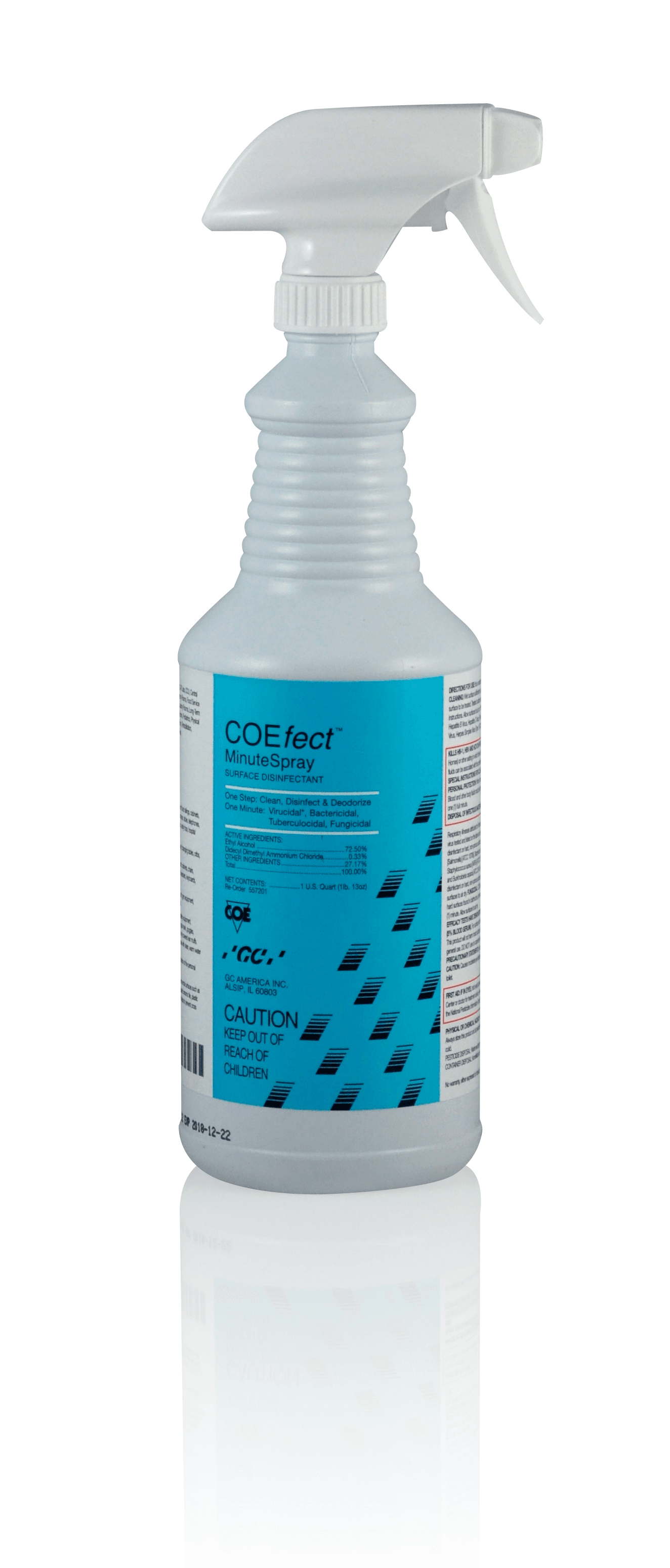 COEfect MinuteSpray Surface Disinfectant, 32 oz Bottle, 557201