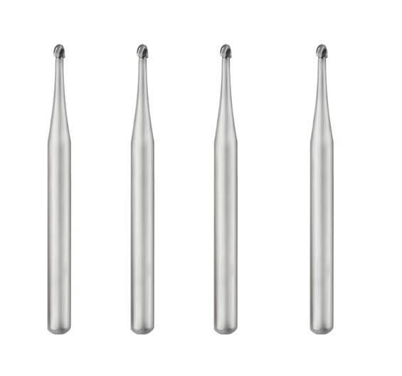 SABUR Carbide Burs FG #1, 10/Pk