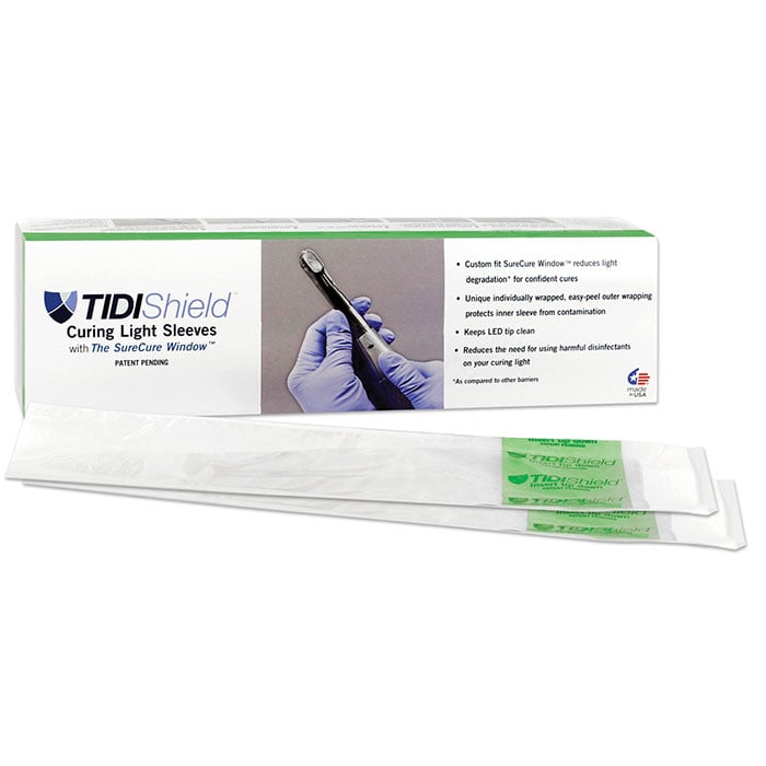 TidiShield LED Curing Light Sleeves for Ivoclar Vivadent Bluephase G2/Bluephase 20i, 500/Box
