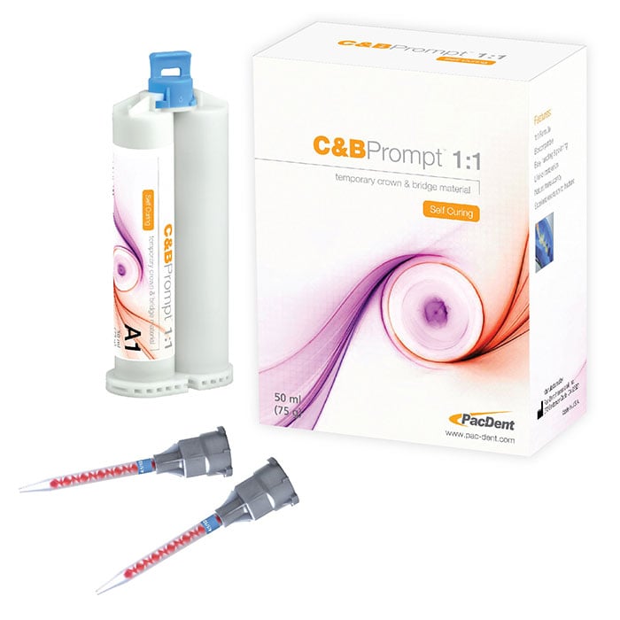 Pac-Dent C&B Prompt Blue Mixing Tips, 1:1 Ratio, 25/Package