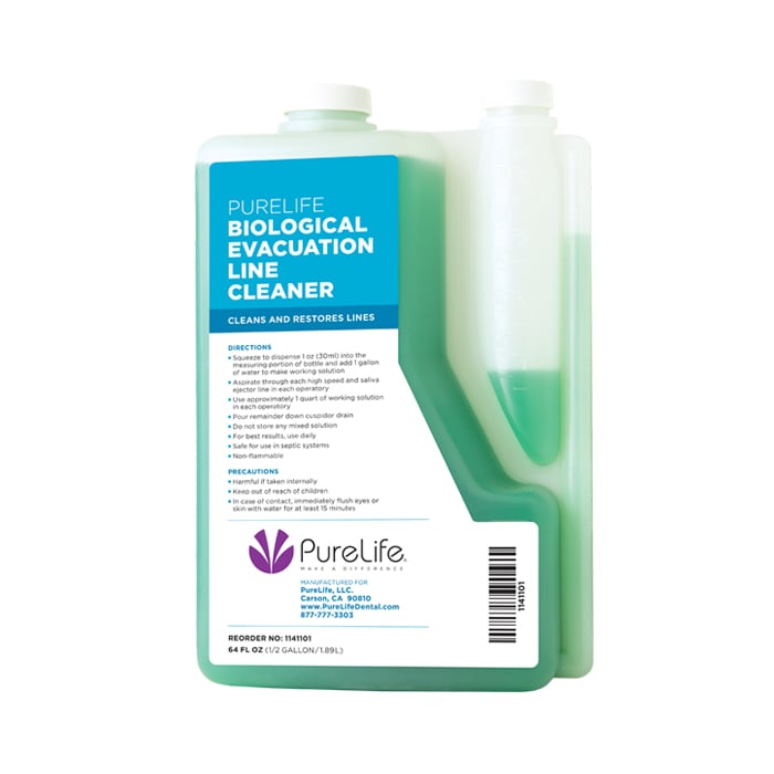 PureLife Biological Evacuation Line Cleaner, 64oz Bottle, 64 Treatments