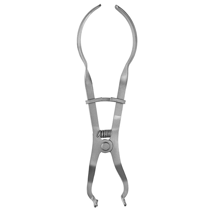 PureLife Rubber Dam Forceps, IV-Type, Stainless Steel, Matte Finish