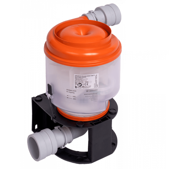 PureWay ECO II+ Amalgam Separator with Install Kit, 1-10 Chairs, ISO 11143 Certified, 51002