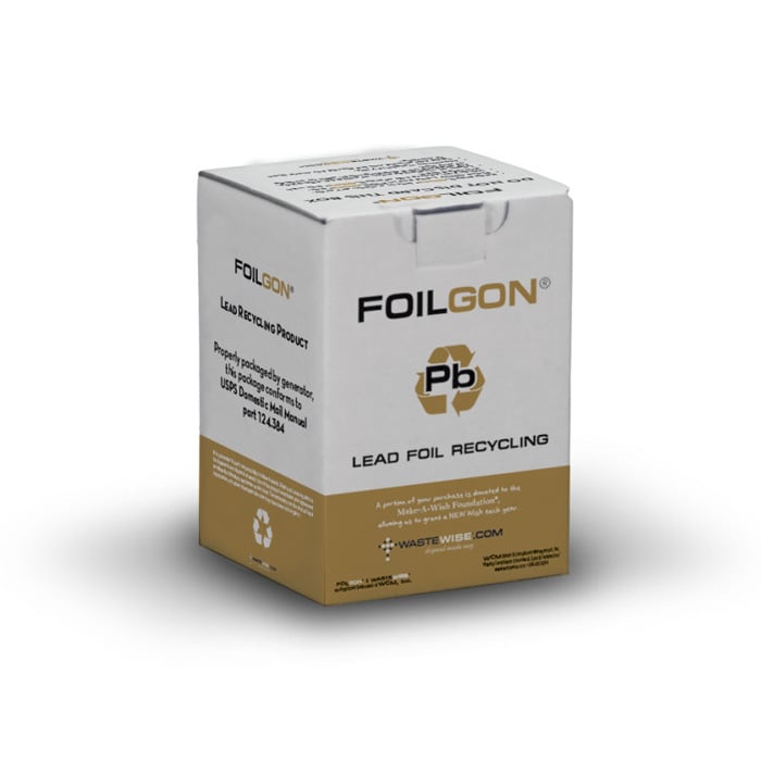 Foilgon Lead Foil Recycling Mail-In Kit, 7 lb Capacity, WCM