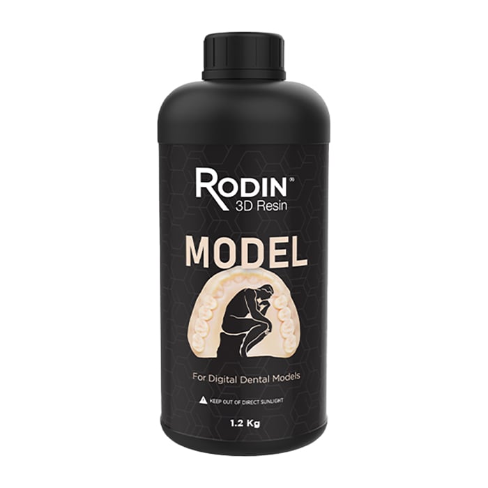 Rodin Model 3D Printing Resin, Tan, 1 kg Bottle, 3DR-TANF