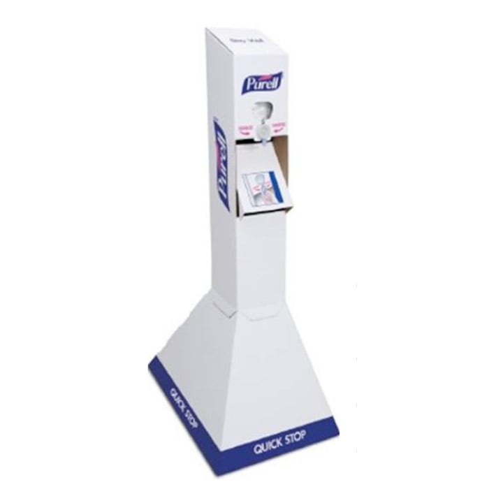 PURELL Hand Sanitizer Quick Floor Stand - Kit (Corrugated Display, 1 Stand)