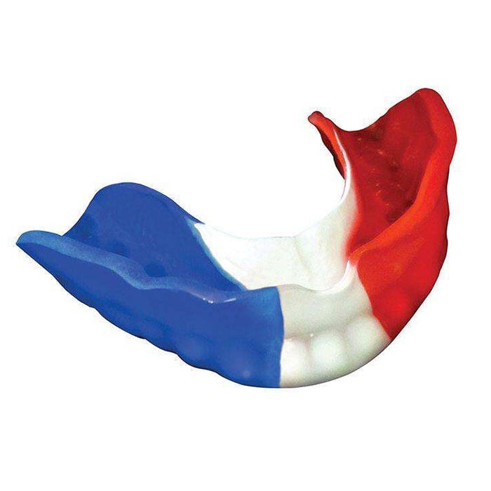 Pro-Form Tri-Color Mouthguard Laminate, Red/White/Blue, 5" x 5", 0.160" (4mm), 12/Box, 9598840