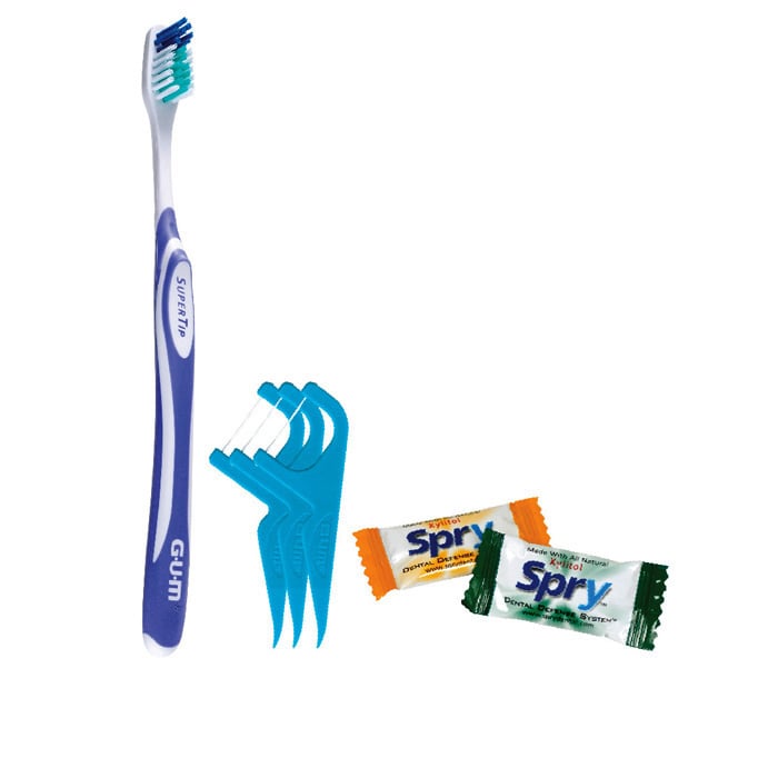 GUM SuperTip Adult Complete Care Patient Pack, 144 Packs/Box