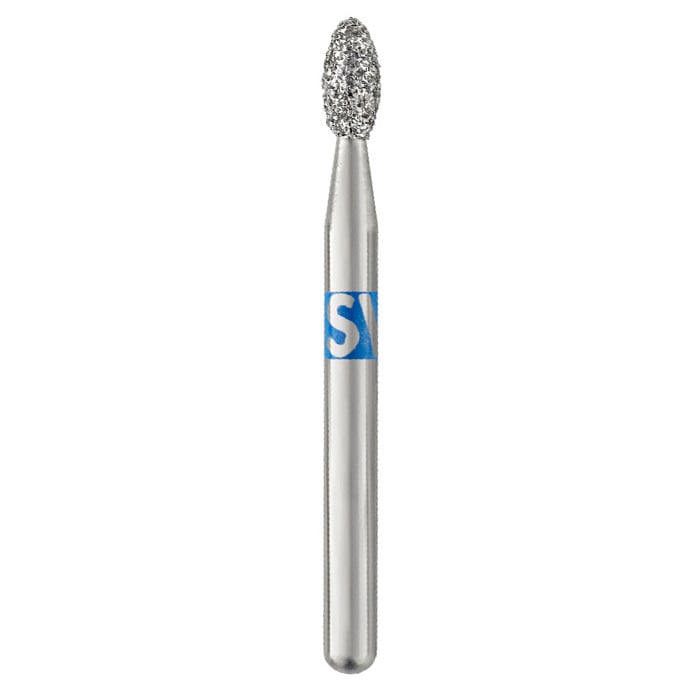 SS White Piranha Single-Use Diamond Bur, Coarse, #856-018 (8.0), 25/Box