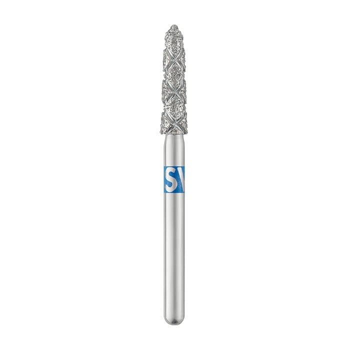 SS White Piranha Single-Use Diamonds 2X, #850-016 (10.0), Medium Grit, 5/Bx